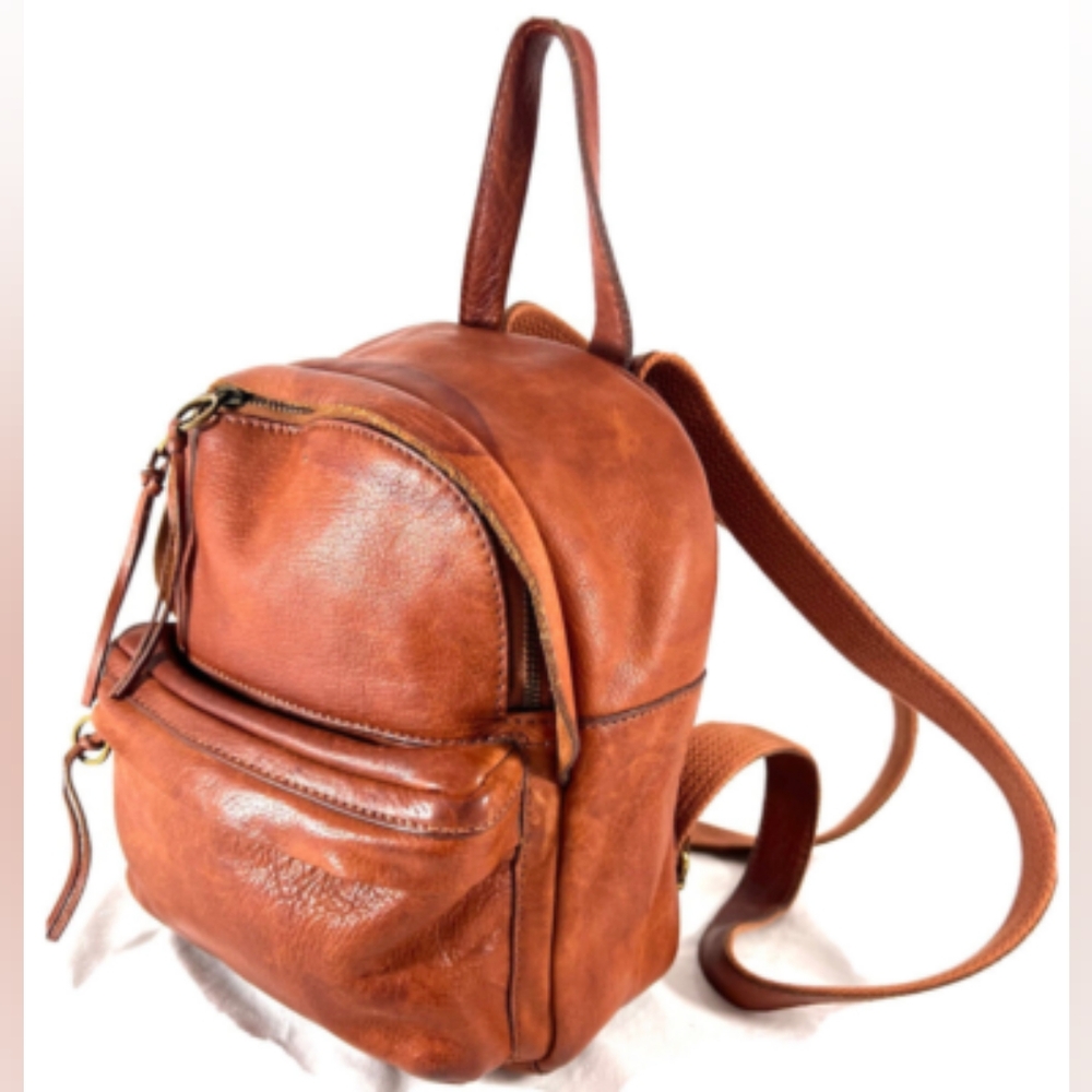 Madewell Brown Leather Lorimer Backpack
